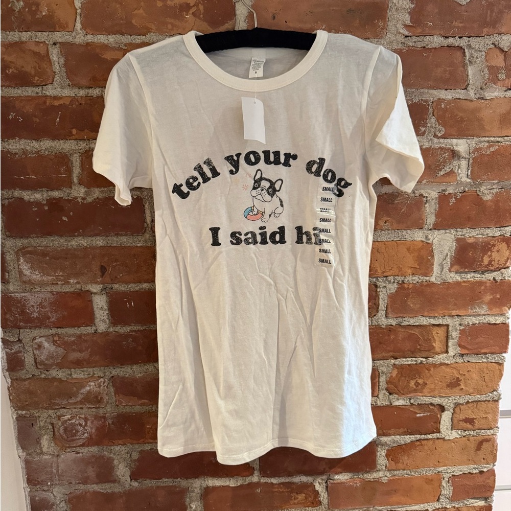 NWT tell your dog I said hi